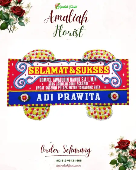 Papan Bunga Ucapan Selamat Lampar Baru